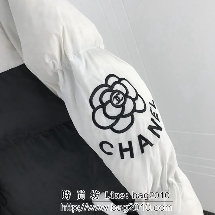 CHANEL香奈兒 18ss秋冬 小香山茶花系列 蓬鬆保暖 羽絨棉服 ydi1398